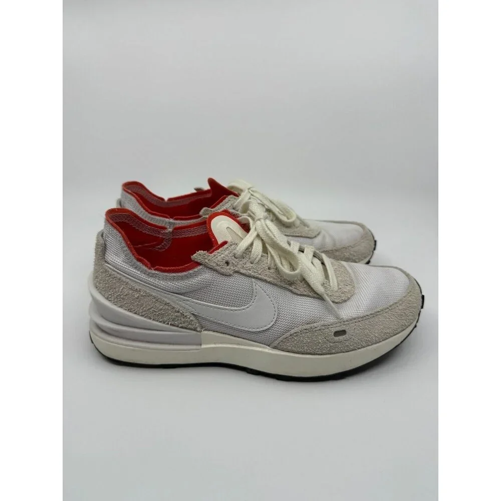 Nike Womens‎ Waffle One Vintage White Pecante Red DX2929 Shoes Size 8M Retro